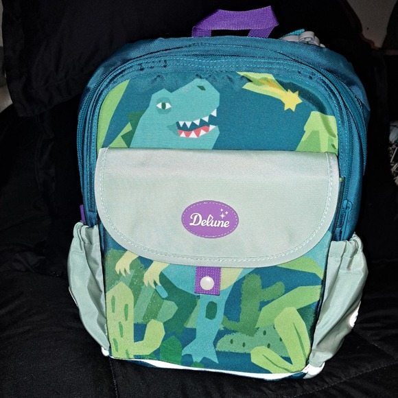 SALE!!! Be the COOLEST KID IN SCHOOL - NWT- DELUNE Kids Dino Backpack - Picture 1 of 12